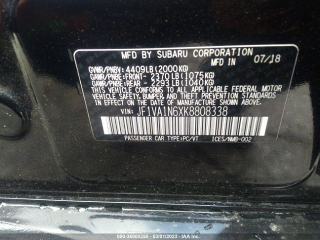 JF1VA1N6XK8808338 Subaru Wrx Limited