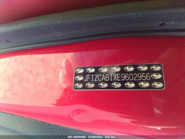 2014 Subaru BRZ, VIN: JF1ZCAB1XE9602956