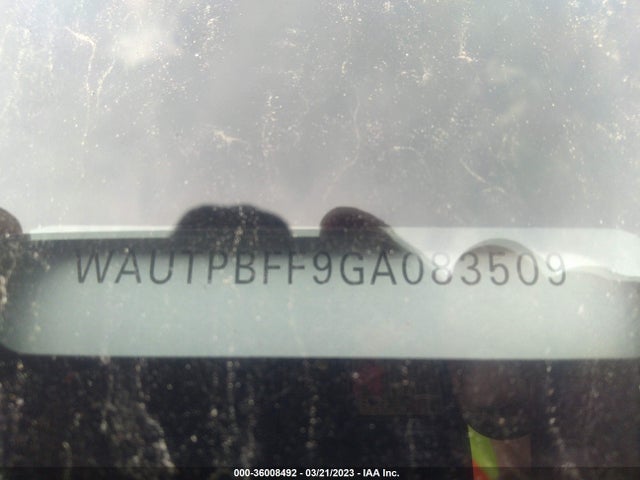 WAUTPBFF9GA083509 Audi A3 E-tron Premium Plus