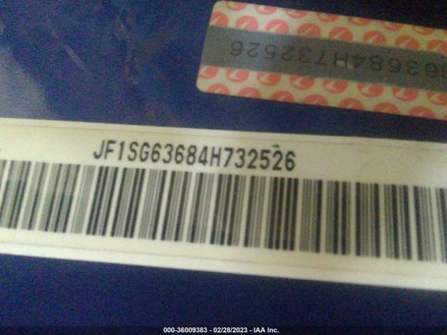 JF1SG63684H732526 Subaru FORESTER X