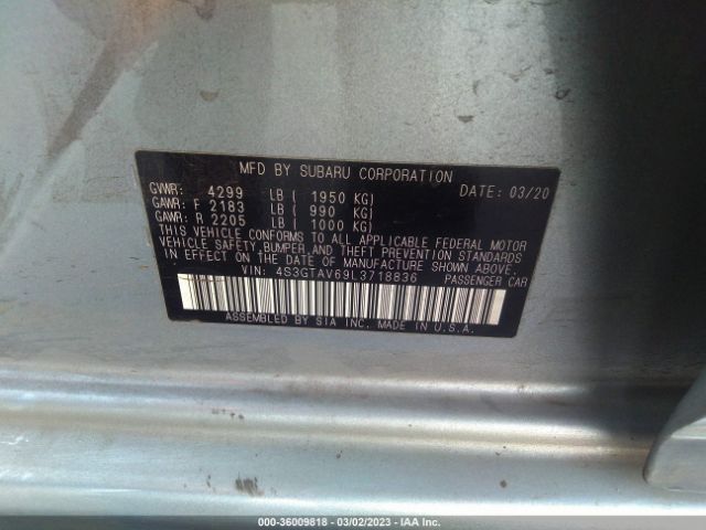 4S3GTAV69L3718836 Subaru Impreza Premium