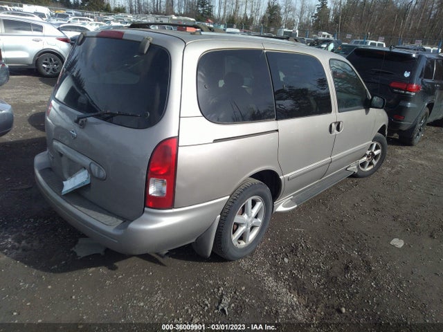 2002 NISSAN QUEST GLE VIN: 4N2ZN17T62D800339