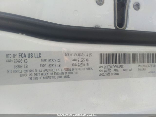 2C3CDXCTXFH832101 Dodge Charger Rt