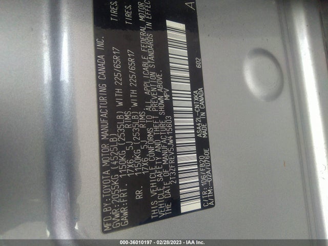 Toyota RAV4 LE 2018 2T3ZFREV5JW415603 Image 10