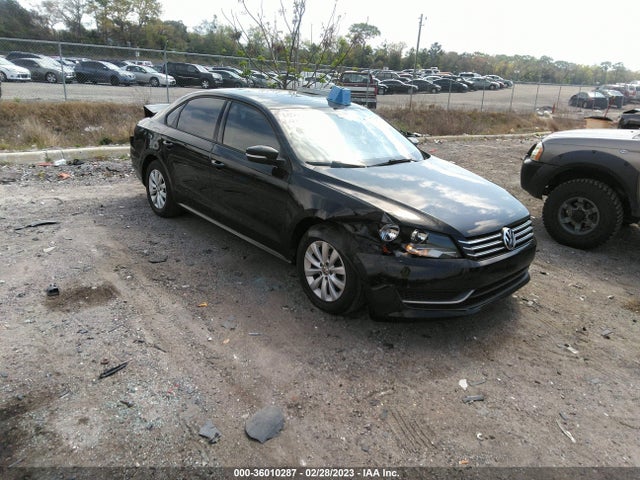 2013 VOLKSWAGEN PASSAT S W/APPEARANCE VIN: 1VWAH7A39DC007285