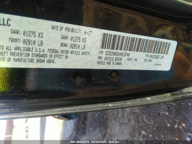Dodge Charger Se 2017 2C3CDXBG5HH618740 Image 9