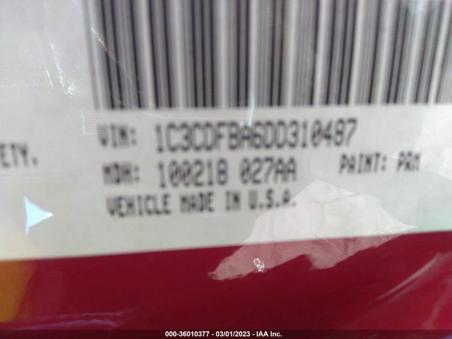Dodge DART SXT 2013 1C3CDFBA6DD310487 Image 10