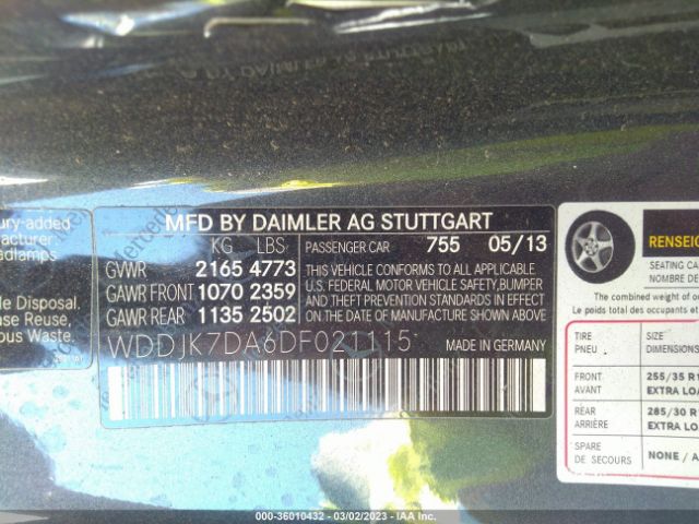 2013 MERCEDES-BENZ SL 550 WDDJK7DA6DF021115 Photo 8