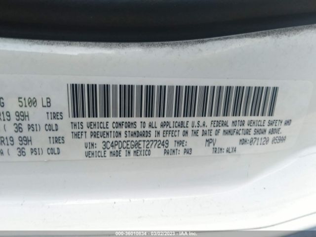 3C4PDCEG0ET277249 Dodge Journey R/t