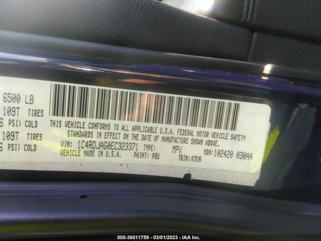 Dodge Durango Sxt 2014 1C4RDJAG0EC323371 Image 9
