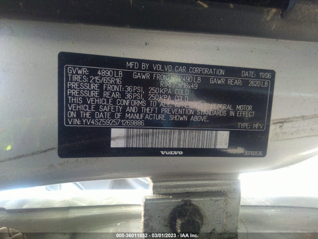 Volvo XC70 2007 YV4SZ592571269886 Image 10