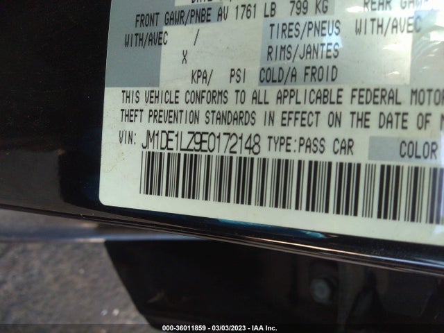 2014 Mazda 2, VIN: JM1DE1LZ9E0172148