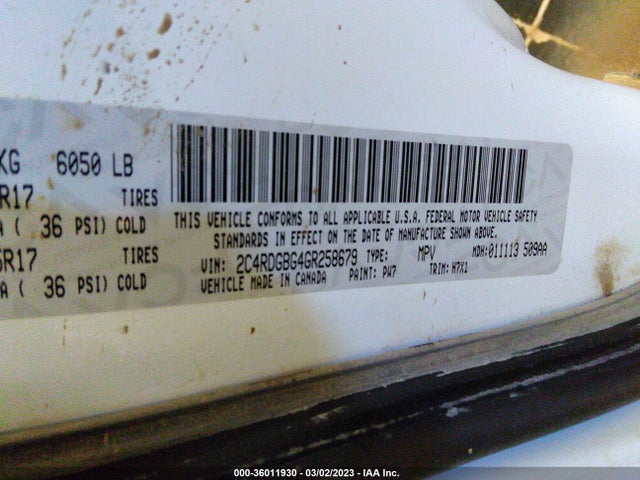 Dodge Grand Caravan Se 2016 2C4RDGBG4GR258679 Image 9