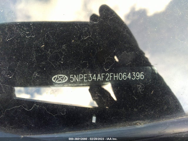 2015 HYUNDAI SONATA 2.4L LIMITED VIN: 5NPE34AF2FH064396