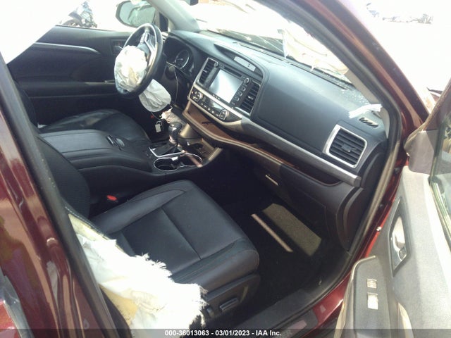 2019 TOYOTA HIGHLANDER LIMITED VIN: 5TDYZRFH6KS293591