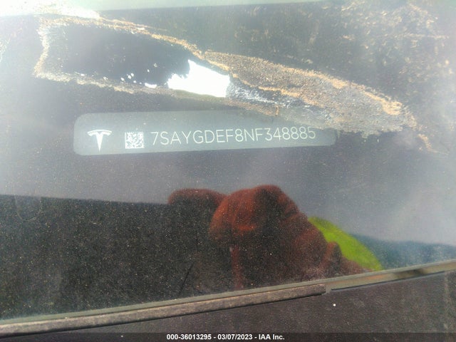 Tesla Model Y Performance 2022 7SAYGDEF8NF348885 Image 9