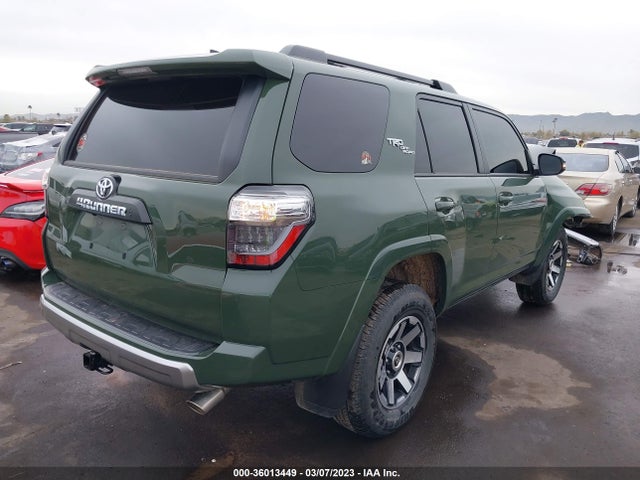 2022 TOYOTA 4RUNNER TRD OFF ROAD PREMIUM VIN: JTERU5JR9N6034072