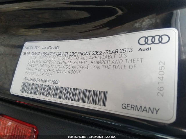 Audi A4 Premium Plus 2019 WAUENAF41KN017805 Image 9