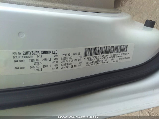 2C4RC1BG5ER363096 Chrysler Town & Country Touring