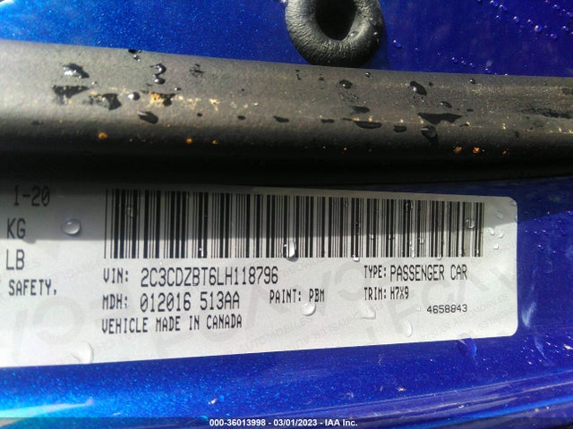 Dodge Challenger R/t 2020 2C3CDZBT6LH118796 Image 9