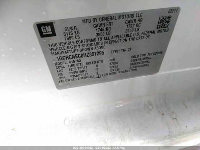 1GCRCNEC0HZ357295 Chevrolet Silverado 1500 Ls