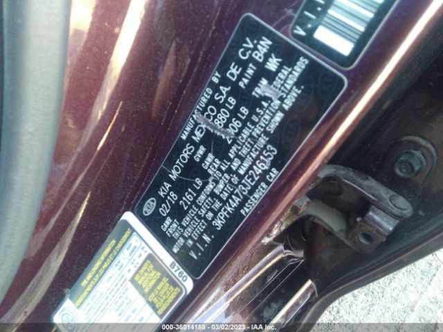 3KPFK4A73JE246153 KIA FORTE LX