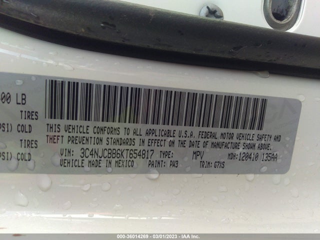Jeep Compass Latitude W/sun/wheel Pkg 2019 3C4NJCBB6KT654817 Image 9