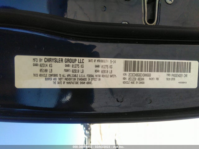 Dodge Charger Se 2014 2C3CDXBG6EH300668 Image 9