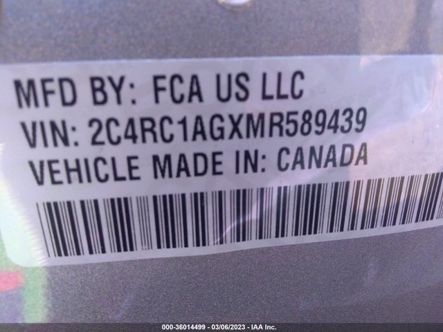 Chrysler Voyager L 2021 2C4RC1AGXMR589439 Image 9