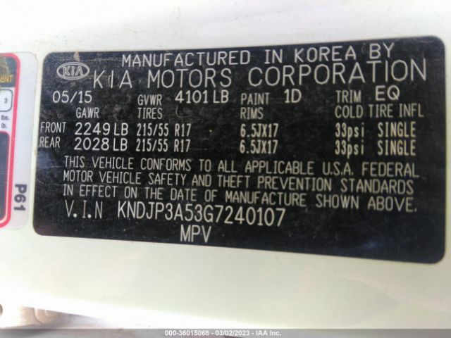 KNDJP3A53G7240107 KIA SOUL +