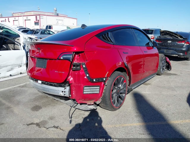Tesla Model Y Performance 2021 5YJYGDEF6MF244603 Image 4