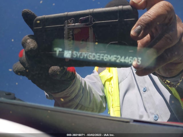 Tesla Model Y Performance 2021 5YJYGDEF6MF244603 Image 9