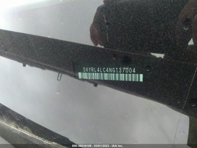 5XYRL4LC4NG137004 KIA SORENTO S