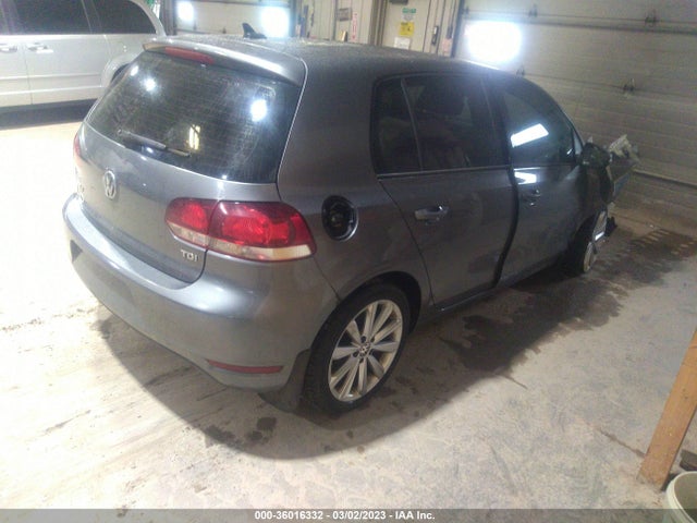 2012 VOLKSWAGEN GOLF TDI VIN: WVWNM7AJ7CW350351