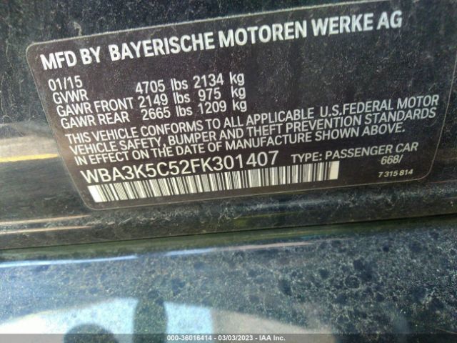 WBA3K5C52FK301407 BMW 3 Series 328d Xdrive