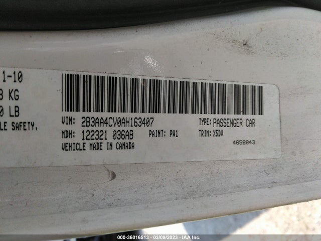 Dodge Charger Police 2010 2B3AA4CV0AH163407 Image 10