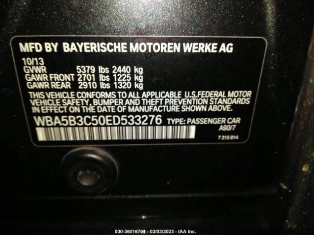 WBA5B3C50ED533276 BMW 5 Series 535i Xdrive
