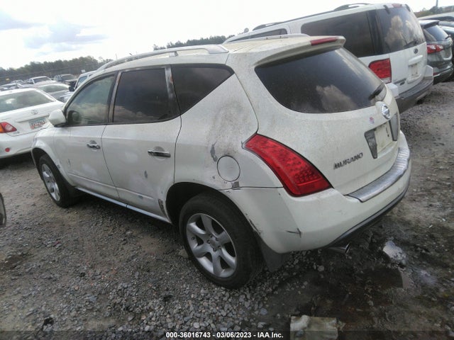 2007 NISSAN MURANO SE VIN: JN8AZ08W67W608569