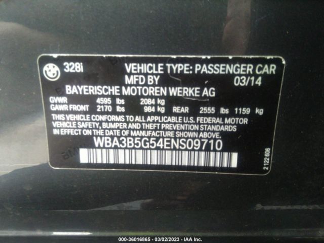 WBA3B5G54ENS09710 BMW 3 Series 328i Xdrive