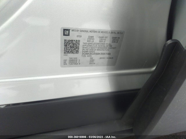 Chevrolet BLAZER 2019 3GNKBGRS8KS697081 Image 10