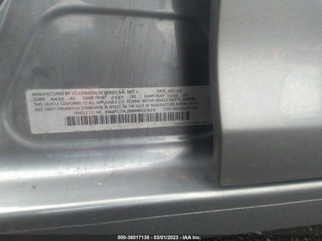 3VWPL7AJ9BM602429 Volkswagen Jetta Sportwagen Tdi