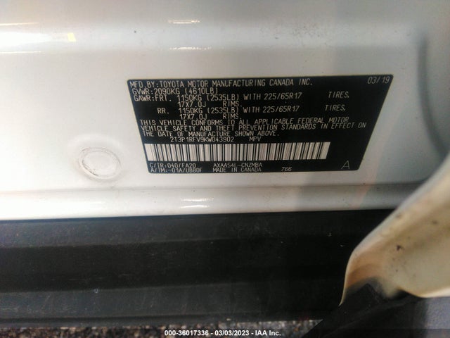 Toyota Rav4 Xle 2019 2T3P1RFV9KW043902 Image 9