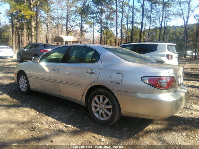 2003 LEXUS ES 300 VIN: JTHBF30G930093772