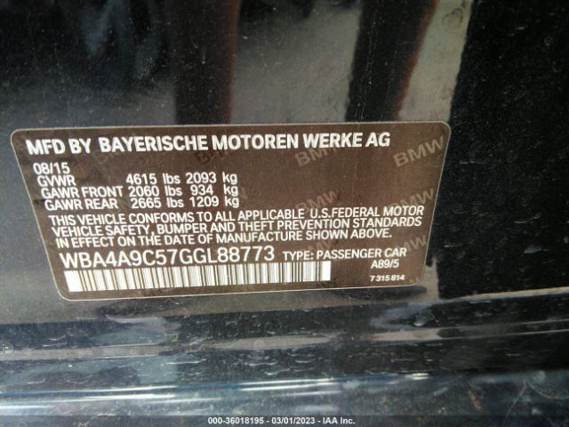 WBA4A9C57GGL88773 BMW 4 Series 428i