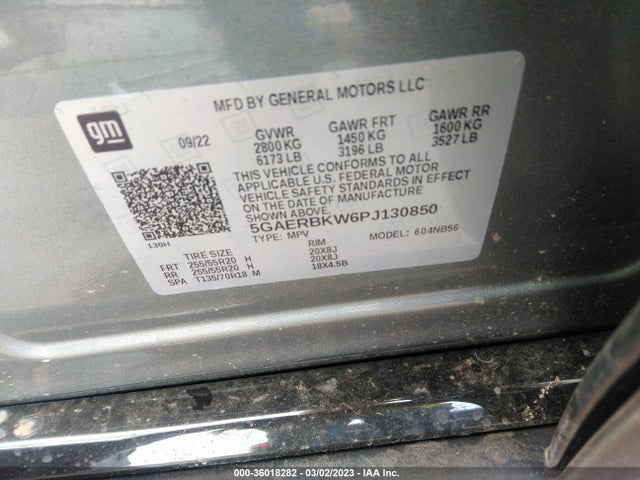 2023 Buick Enclave, VIN: 5GAERBKW6PJ130850