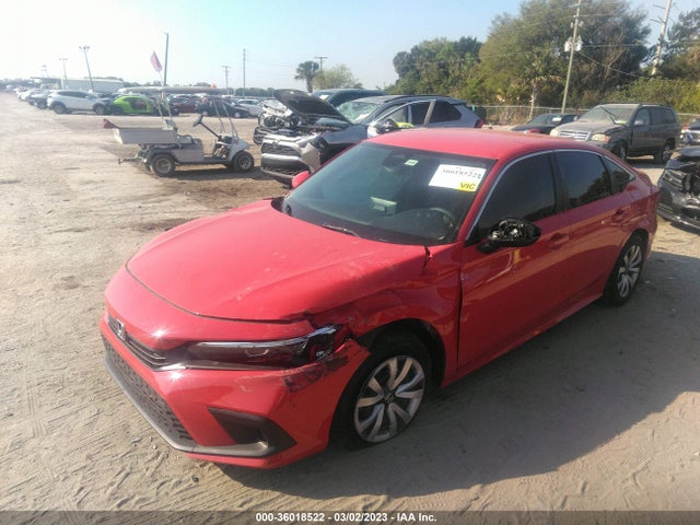 2022 HONDA CIVIC SEDAN LX VIN: 2HGFE2F21NH548481