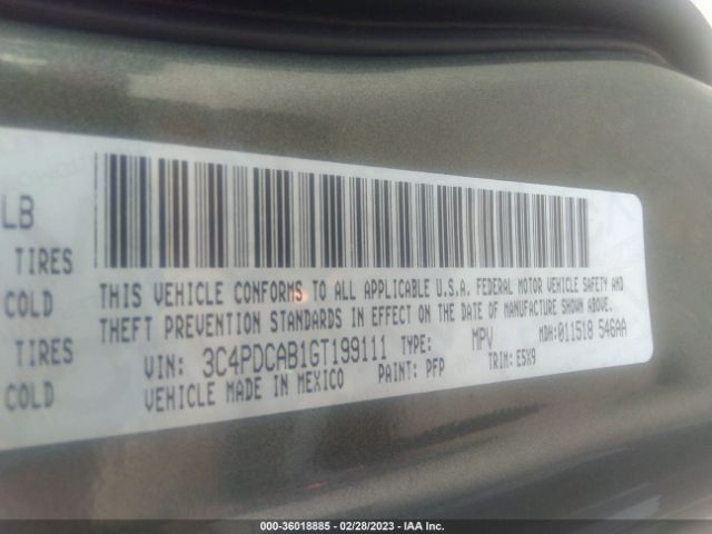 3C4PDCAB1GT199111 Dodge JOURNEY SE