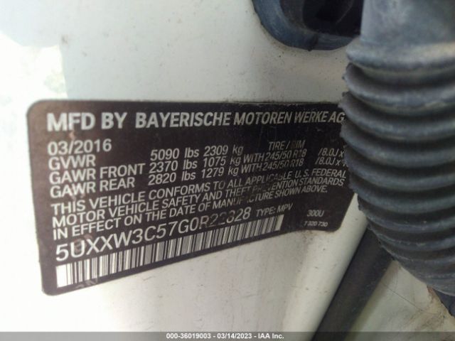 5UXXW3C57G0R22828 BMW X4 Xdrive28i