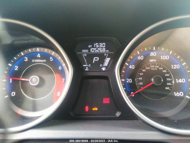 2012 HYUNDAI ELANTRA GLS PZEV VIN: KMHDH4AE9CU196704