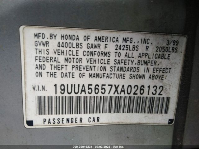 19UUA5657XA026132 Acura TL